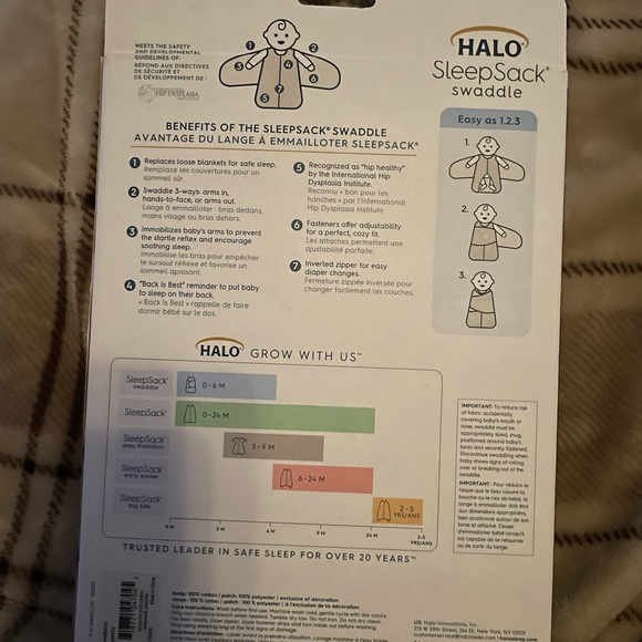 Halo SleepSack Swaddle - Picture 2 of 2
